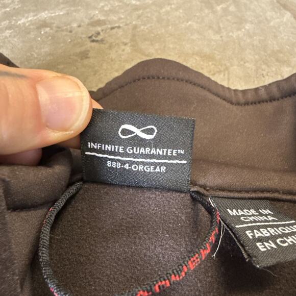 Outdoor Research Womens L Brown Fleece Lined Ascendant Zip Up Thermal Base Layer - Picture 10 of 14